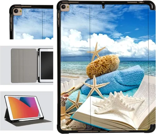Vista 2 de Funda de TPU para iPad mini 4 / iPad mini 5 (5ª generación 2019), apagado y encendido automático con soporte para lápiz Apple [antihuellas]