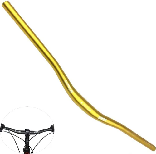 Vista 9 de Wake 31,8 mm de manillar de bicicleta de montaña MTB, manillar elevador de bicicleta de montaña de aleación de aluminio, extra largo, 720/780 mm