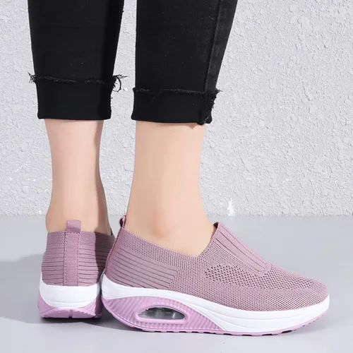 Vista 7 de Touchmosees Women Slip-on Walking Shoes