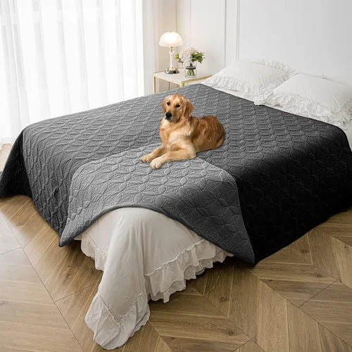 Vista 32 de Manta impermeable para perro, 30 x 30 pulgadas, fundas de sofá para mascotas pequeñas para sofá, silla, cama, protector de muebles de perros