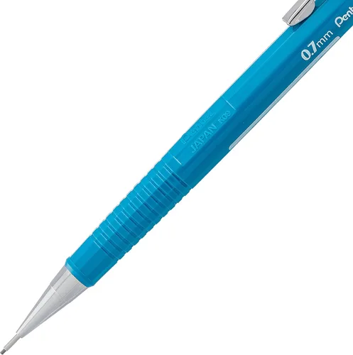 Vista 5 de Pentel Sharp - Portaminas, mina de 0.7 mm, cuerpo azul - Caja de 12 (P207C)