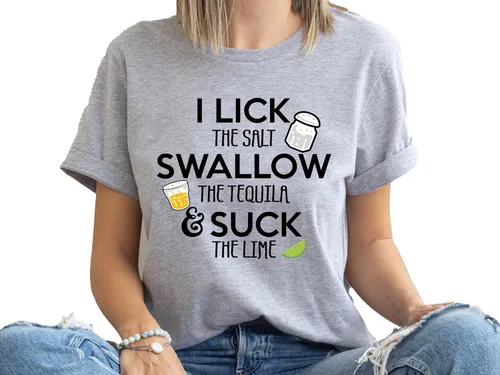 I Lick The Salt Swallow Shirt, The Tequila Suck The Lime T-Shirt, Bachelorette Party Beach Shirt, Drinking Lover Gift, Funny Tequila Clothes