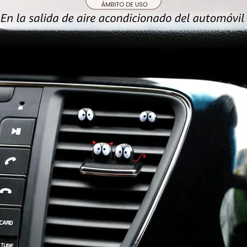Vista 3 de RAPUDA Lindos Duendes de Hollín, 35 Piezas de Accesorios de Decoración Interior Automotriz para Espejo Retrovisor y Tablero del Coche, Linda