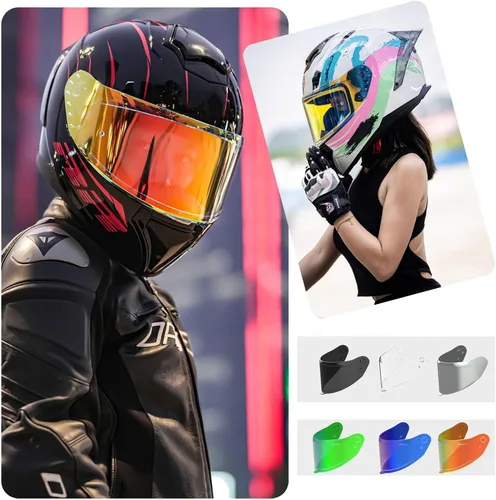 Vista 5 de Casco de motocicleta Bluetooth de cara completa, aprobado por DOT, casco de motocicleta integrado, visera antivaho abatible, casco modular
