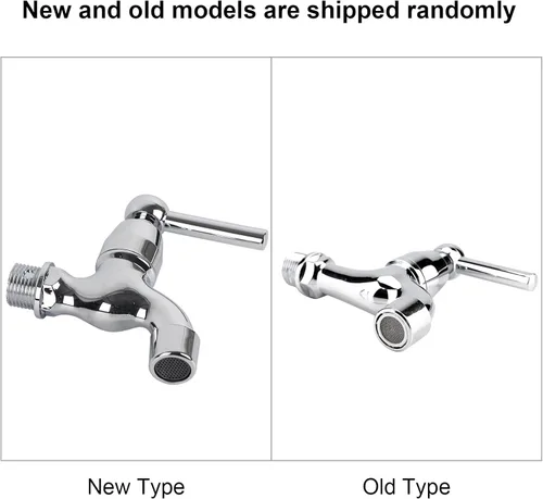 Vista 4 de Grifo de agua ABS Lavadora Lavabo Lavabo Grifo de agua fría con mango de cola de un solo pico (#2)