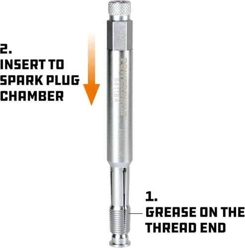 Vista 2 de Powerbuilt 641148 - Herramienta de reparación de roscas, de rosca trasera de 12 mm, 12mm, NA