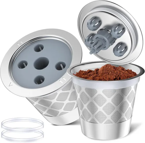 Vista 12 de Tazas K reutilizables para Ke K Supreme Tazas K recargables para Ke K Supreme Plus para cafetera (nuevo paquete de 1)