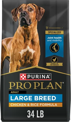 Vista 11 de Purina Pro Plan Alimento seco para perros de raza grande con alto contenido de proteínas con probióticos para perros, fórmula de ternera y arroz