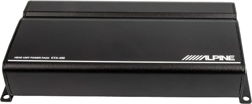 Vista 2 de Alpine KTA-450 Amplificador de paquete de energía de 4 canales con potencia máxima dinámica 45W RMS x 4, a 2 o 4 ohmios