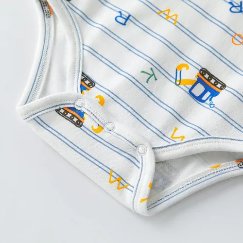 Vista 70 de pureborn Mameluco de algodón súper suave para bebés niños y niñas de 0 a 24 meses