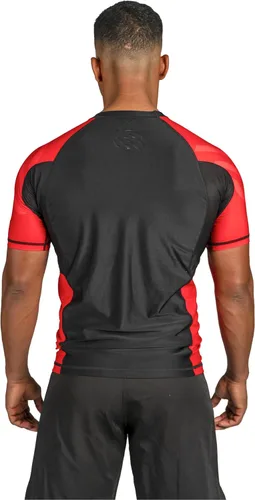 Vista 7 de Sanabul Esencial manga corta Rash Guard MMA BJJ Wrestling Grappling Jiu Jitsu