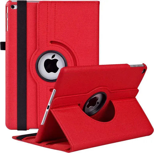 Vista 19 de Funda giratoria para iPad de 9.7 pulgadas 2018 2017 / Funda para iPad Air 2 - Funda protectora con soporte giratorio de 360 grados y función