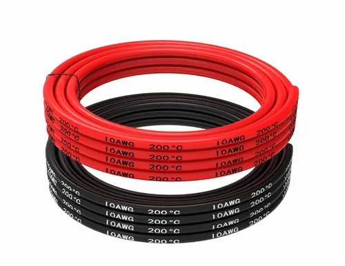 Vista 25 de TUOFENG Cable de silicona 8 AWG – [5 pies negro y 5 pies rojo] Cable eléctrico de silicona de calibre 8 construido para mayor durabilidad