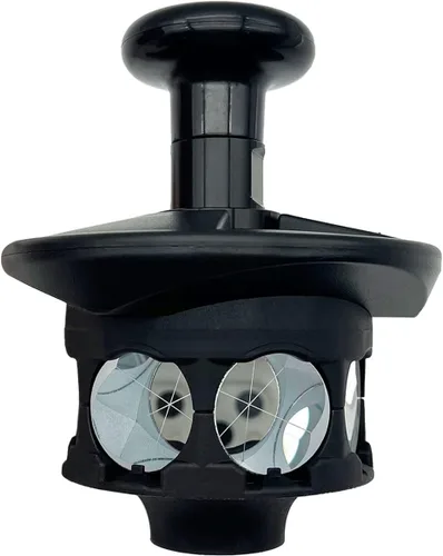 Vista 7 de Nueva encuesta de prisma de 360 grados compatible con Trimble 360° Total Station Prism Reflector con mini gancho, adaptador y bolsa de protección