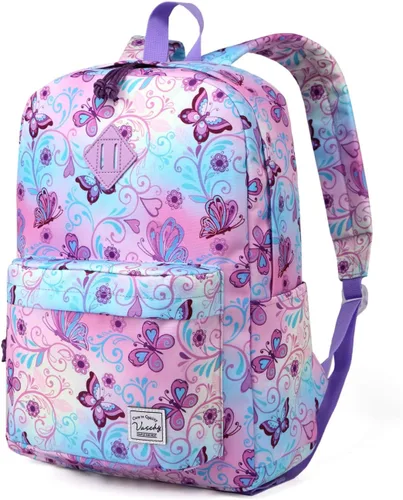 Vista 10 de VASCHY - Mochilas para uso diario de mujer, verde, Mediana