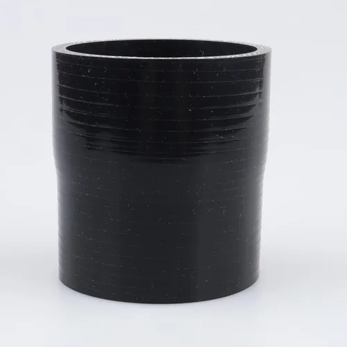 Vista 7 de AC PERFORMANCE ID de 1" a 1/2" (25mm a 13mm) Manguera de silicona recta reductora de 3 capas reforzada negra, 3" de longitud