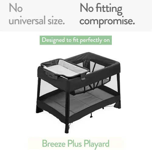 Vista 2 de Sábanas ajustadas para Pack and Play – Compatibles con Playard 4moms Breeze Plus y otros colchones grandes de corralito – Suavemente suaves 100%