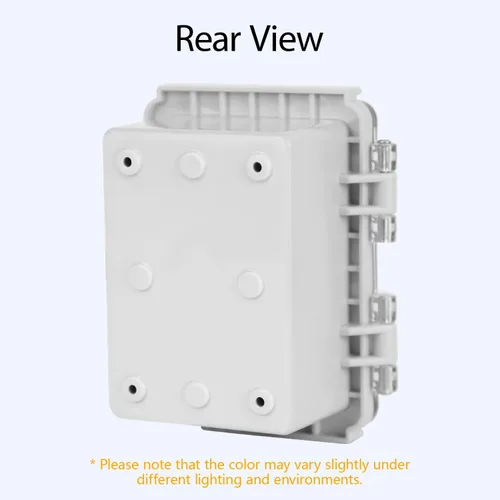 Vista 6 de LeMotech Caja Eléctrica, IP67 Impermeable con Bisagras Cubierta Transparente Pestillo de Acero Inoxidable Caja de Conexiones, Carcasa Eléctrica