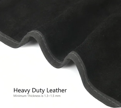 Vista 5 de Leaseek Capucha de soldadura, tapa protectora ignífuga de soldadura con cuello y hombro, accesorios para casco de soldadura, protección