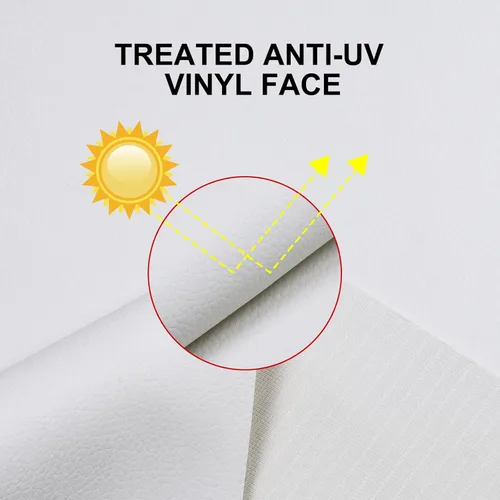 Vista 4 de Auto Element Telas de tapicería de cuero sintético impermeables, material suave anti-UV, hipoalergénico, fácil de limpiar, sin pelar
