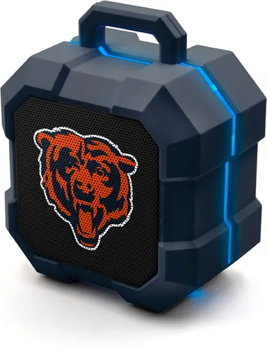 Vista 21 de SOAR NFL Shockbox - Altavoz Bluetooth inalámbrico LED, resistente al agua, IPX4, 5.0 Bluetooth con más de 5 horas de tiempo de reproducción, pequeño