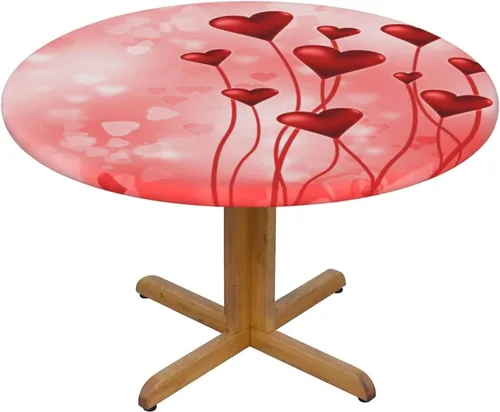 Vista 14 de Futterya Round Tablecloth Beach Seashells Ocean Fitted Elastic Waterproof Wipeable Table Cloth Cover Decorations Table Pad Cover for Party Dinning
