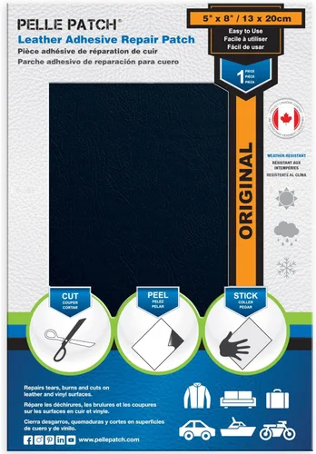 Vista 87 de Pelle Patch - Parche de reparación de cuero y vinilo - 25 colores disponibles - Original 4x60 - Beige