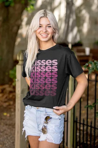 Vista 3 de Hershey's Chocolate Kisses Candy Fun - Camiseta gráfica para mujer