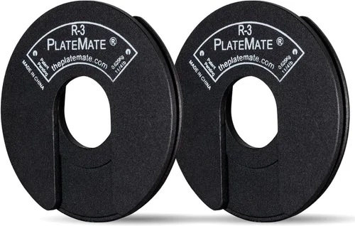 PlateMate 1.25 libras cada uno R-3 micro placas de peso de carga (par) (juego de 2.5 libras o juego de 5 libras) Uso con mancuernas de metal, goma,