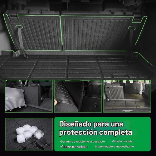 Vista 3 de Alfombrillas para Jeep Compass 2007-2016/2007-2016 Jeep Patriot/Dodge Caliber 2007-2012 para todo tipo de clima con forro de carga para automóvil