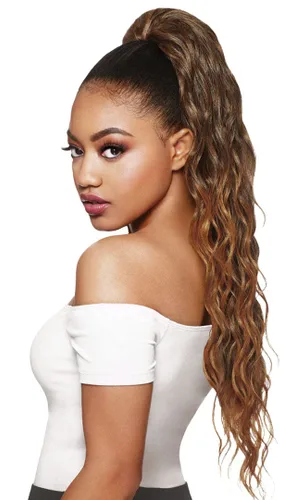 Vista 2 de Outre Cordón de pelo sintético Quick Pony - Paloma (2)