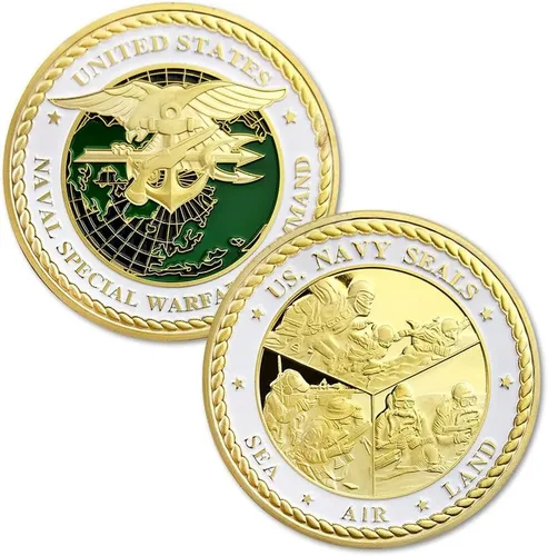 Moneda militar del Comando de Guerra Especial Naval de la Armada de los Estados Unidos
