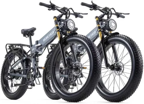 Electric Bike for Adults 1500W Peak 30 MPH E-Bike 70-140 Mile, 48V 20/40 Ah Removable Battery, 26" Fat Tire Electric Dirt Bike, Full Suspension,