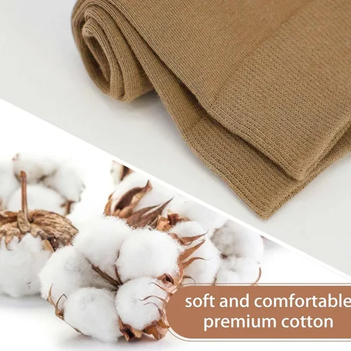 Vista 2 de FGZ Calcetines finos de algodón para mujer, calcetines de algodón suave para mujer, calcetines por encima del tobillo, 5 pares