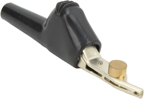 Vista 11 de Pinzas de cocodrilo de metal, abrazadera de clip de cocodrilo para conector surtido, abrazadera de batería eléctrica con aguja, pinzas de cocodrilo