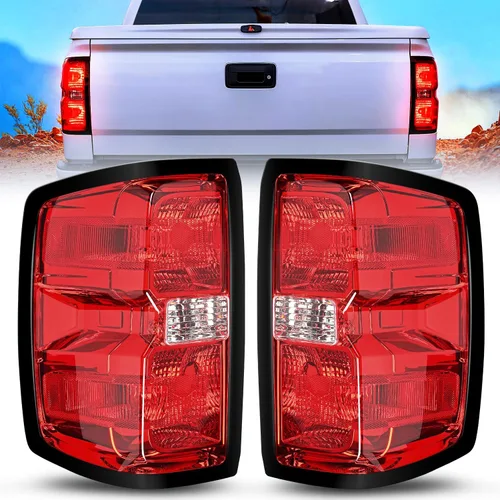 Vista 9 de Ensamble de luz trasera Nilight para Chevy Silverado 1500 2014 2015 2016 2017 2018 2019 2500HD 3500HD 2015-2019 GMC Sierra 3500HD 2019 Silverado