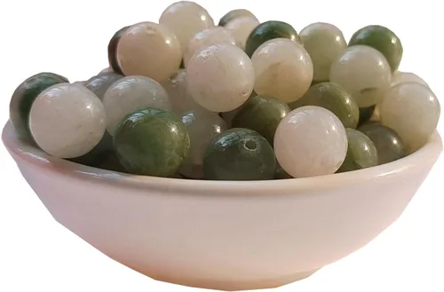 Vista 15 de Cuentas de piedra 6mm 140 piezas Cuentas de Yaxaita Redondas Cuentas sueltas de piedras preciosas para hacer joyas de pulseras y collares
