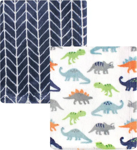 Vista 7 de Hudson Baby - Mantas de lujo unisex para bebé, afelpadas y confortables, talla única, 2 unidades, mariposas