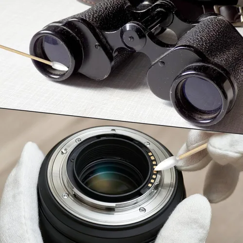 Vista 9 de 600/500/400 PCS Gun Cleaning Swabs - 6" Lint-Free Long Cotton Swabs Bamboo Handle, Precision Firearm Maintenance Kit Electronics Instruments