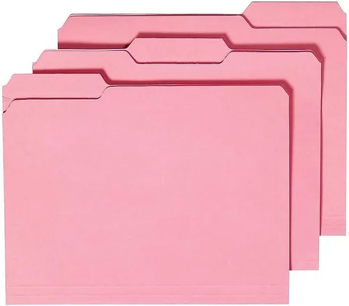 Vista 7 de Staples 508994 Carpetas de archivos de colores con pestañas reforzadas Letra 3 Tab 100/Caja