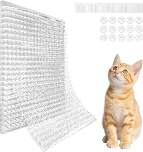 Vista 9 de Mardili Tapete repelente para gatos y perros, para exteriores e interiores, juego de 8 alfombrillas para jardín