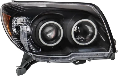 Vista 12 de TRQ Juego de Conjunto de Ensamble de Faros de 2 Piezas de Desempeño Halógeno con Marco Cromado Conductor y Lado del Pasajero Compatible con Mercedes