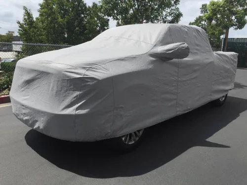 Vista 3 de CarsCover Cobertor de batea corta de camioneta resistente, 100% Impermeable, escudo a prueba de todo clima, ajuste personalizado para 2007-2017