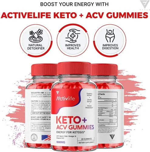 Vista 5 de Activelife Keto ACV Gomitas Active Life Keto ACV Gummies Advanced Weight Loss Activlife, Activ Life Keto+ Suplemento vitamínico de vinagre de sidra