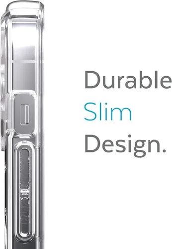 Vista 2 de Speck Funda para iPhone 13 Pro Max, protección contra caídas para teléfonos iPhone 12 Pro Max y iPhone 13 Pro Max, funda transparente, diseñada