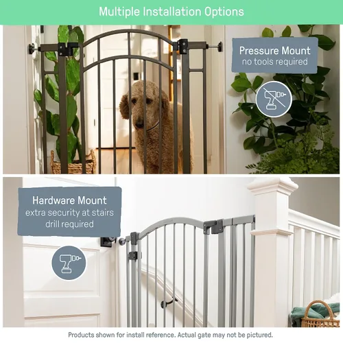 Vista 3 de Summer Infant - Valla de seguridad decorativa con puerta ideal para hogares con niños y mascotas