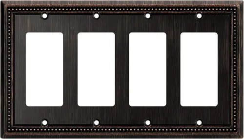 Vista 113 de Henne Bery Sunken Pearls Placa de Pared Decorativa de Servicio Pesado Placa de Interruptor Cubierta de Tomacorriente