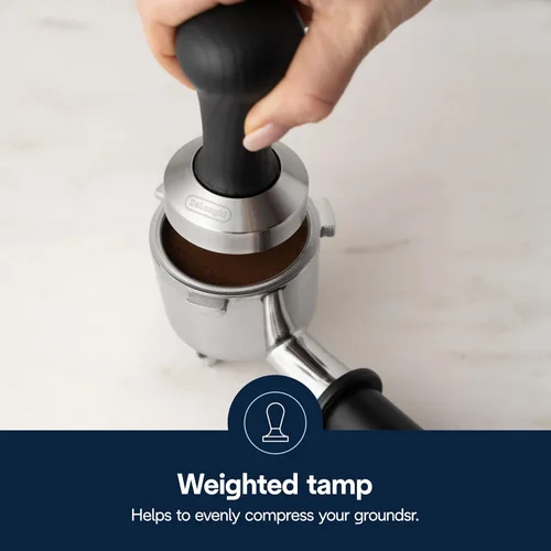 Vista 4 de De'Longhi DLSC080 - Tamper de café espresso de madera negra
