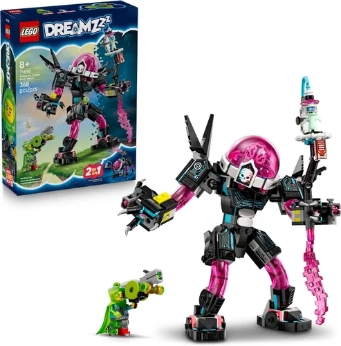 LEGO DREAMZzz Mateo vs. Cyber Brain Mech Robot - Juguete de construcción para niños - Juego de simulación con figuras de juguete de Matteo y