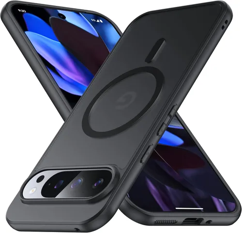 Vista 54 de Funda Magnética NO.1 para Google Pixel 7a Case [Compatible con MagSafe][Anti-Huellas][Ajuste Delgado][Resistente a Golpes Militar] Cubierta